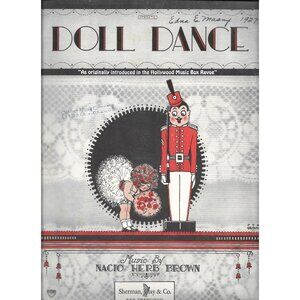 Vintage 1926 Sheet Music "Doll Dance" By Nacio Herb Brown Sherman Clay